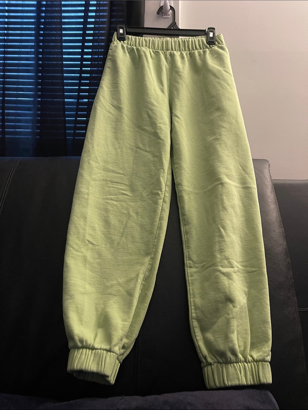 Brandy Melville Women’s Light Green Lime /Sage Joggers O/S NWOT Rare Color